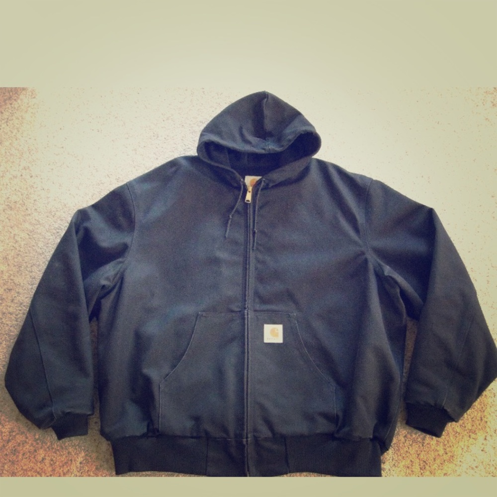 Carhartt Quilted Flannel Lined Duck Active Jacket